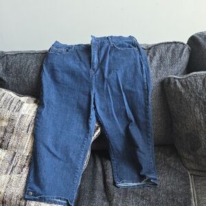Levi's Blue Ankle Cropped Jeans